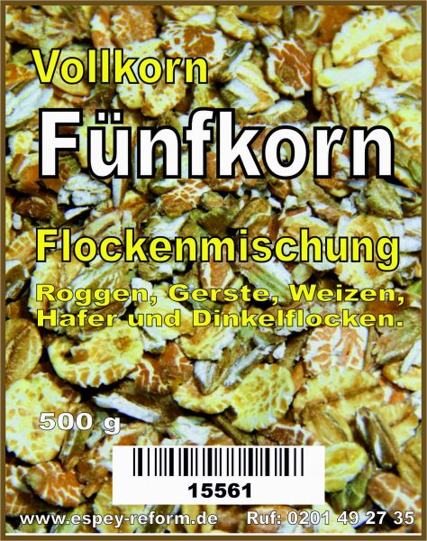 Fünfkorn Flocken 500 g